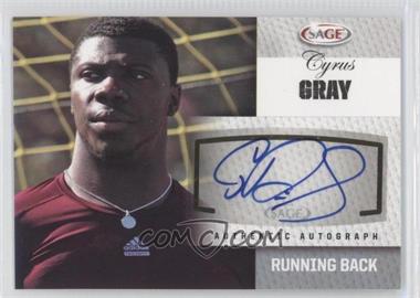 2012 SAGE Autographed - Autographs - Silver #A18 - Cyrus Gray