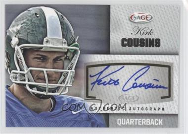 2012 SAGE Autographed - Autographs - Silver #A9 - Kirk Cousins