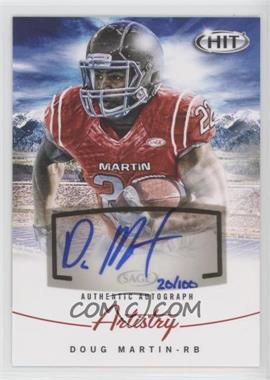 2012 SAGE Hit - Artistry Autographs #AA-11 - Doug Martin /100