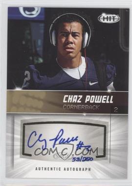 2012 SAGE Hit - Autographs - Gold #A26 - Chaz Powell /250