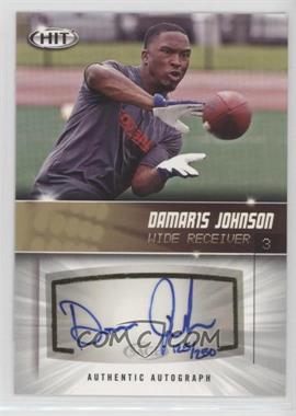 2012 SAGE Hit - Autographs - Gold #A86 - Damaris Johnson /250