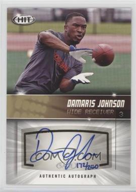 2012 SAGE Hit - Autographs - Gold #A86 - Damaris Johnson /250