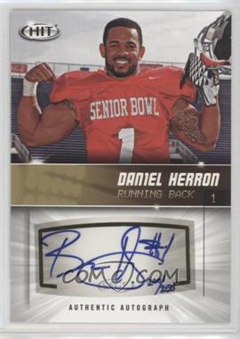 2012 SAGE Hit - Autographs - Gold #A91 - Daniel Herron /250