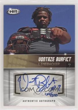 2012 SAGE Hit - Autographs - Gold #A97 - Vontaze Burfict /250