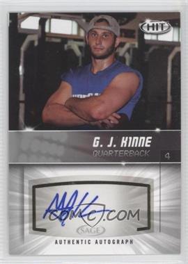 2012 SAGE Hit - Autographs - Silver #A114 - G.J. Kinne