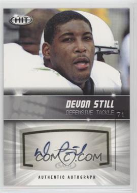 2012 SAGE Hit - Autographs - Silver #A39 - Devon Still