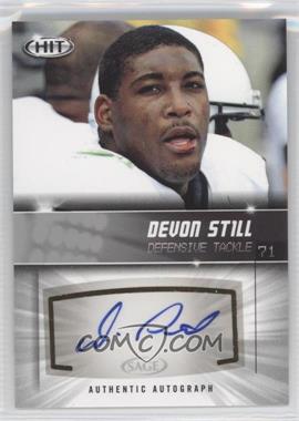 2012 SAGE Hit - Autographs - Silver #A39 - Devon Still