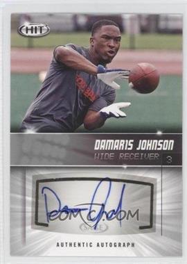 2012 SAGE Hit - Autographs - Silver #A86 - Damaris Johnson