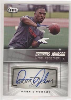 2012 SAGE Hit - Autographs - Silver #A86 - Damaris Johnson