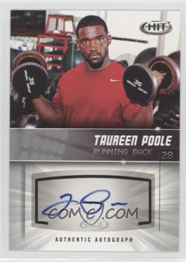 2012 SAGE Hit - Autographs - Silver #A96 - Tauren Poole