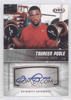 2012 SAGE Hit - Autographs - Silver #A96 - Tauren Poole