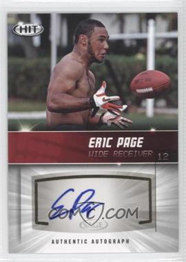 2012 SAGE Hit - Autographs #A112 - Eric Page