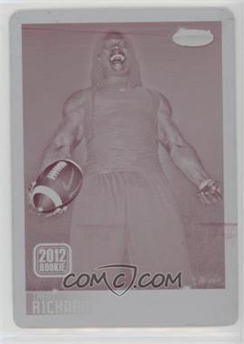 2012 SAGE Hit - [Base] - Printing Plate Magenta #150 - Trent Richardson /1