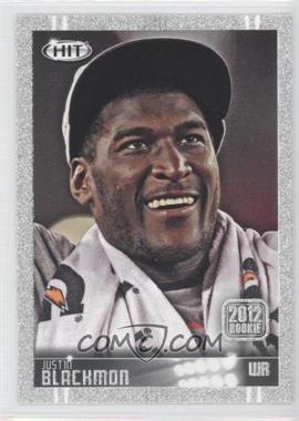 2012 SAGE Hit - [Base] - Silver #146 - Justin Blackmon