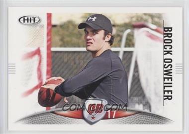 2012 SAGE Hit - [Base] #117 - Brock Osweiler