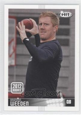 2012 SAGE Hit - [Base] #75 - Brandon Weeden