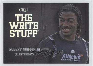 2012 SAGE Hit - The Write Stuff #WS3 - Robert Griffin III