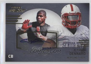 2012 SAGE Next - [Base] - Silver Foilboard #SA-12 - Alfonzo Dennard /30