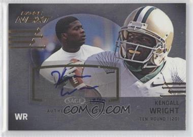 2012 SAGE Next - [Base] - Silver Foilboard #SA-49 - Kendall Wright /30