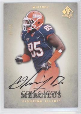 2012 SP Authentic - [Base] - Gold Autographs #99 - Whitney Mercilus /15