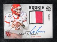 Rookie Auto Patch - Case Keenum #/885