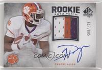 Rookie Auto Patch - Dwayne Allen #/885