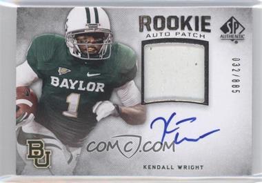 2012 SP Authentic - [Base] #260 - Rookie Auto Patch - Kendall Wright /885