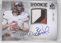 Rookie Auto Patch - Brandon Weeden #/885