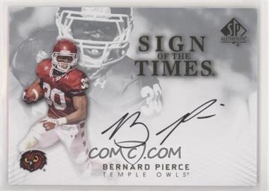 2012 SP Authentic - Sign of the Times #ST-BP - Bernard Pierce