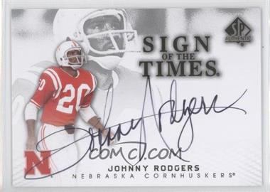 2012 SP Authentic - Sign of the Times #ST-JR - Johnny Rodgers