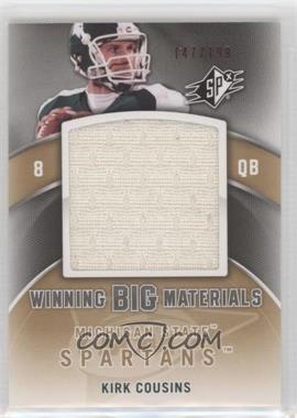 2012 SPx - Winning Big Materials #WM-15 - Kirk Cousins /199