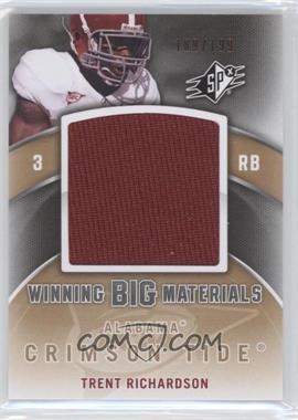 2012 SPx - Winning Big Materials #WM-30 - Trent Richardson /199