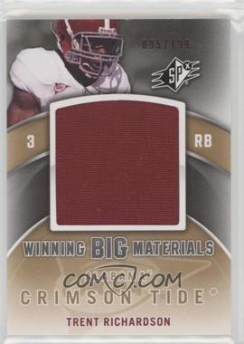 2012 SPx - Winning Big Materials #WM-30 - Trent Richardson /199