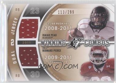 2012 SPx - Winning Combos #WM2-15 - Isaiah Pead, Bernard Pierce /299