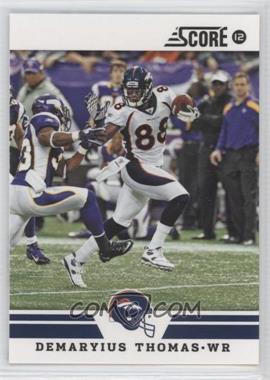 2012 Score - [Base] - Glossy #181 - Demaryius Thomas