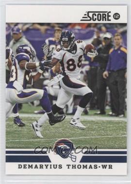 2012 Score - [Base] - Glossy #181 - Demaryius Thomas