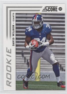 2012 Score - [Base] - Glossy #322 - David Wilson