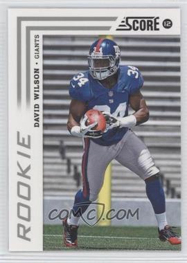 2012 Score - [Base] - Glossy #322 - David Wilson