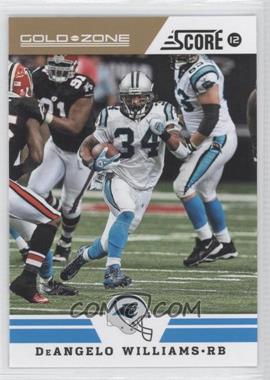 2012 Score - [Base] - Gold Zone #109 - DeAngelo Williams