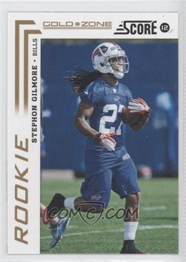 2012 Score - [Base] - Gold Zone #398 - Stephon Gilmore