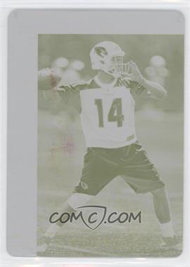 2012 Score - [Base] - Printing Plate Yellow #374 - Ryan Lindley /1