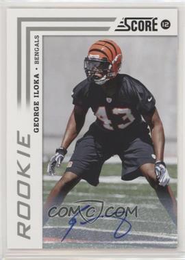 2012 Score - [Base] - Signatures #332 - George Iloka