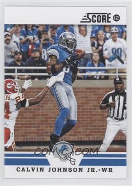 2012 Score - [Base] #52 - Calvin Johnson Jr.