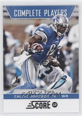 2012 Score - Complete Players #14 - Calvin Johnson Jr.