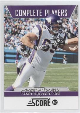 2012 Score - Complete Players #15 - Jared Allen