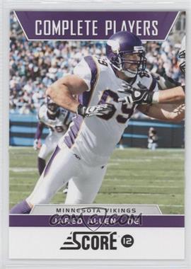 2012 Score - Complete Players #15 - Jared Allen