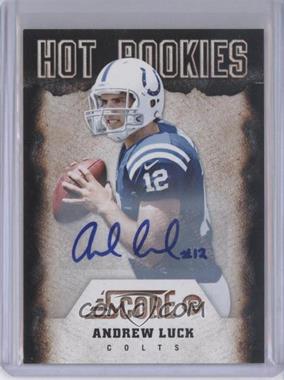 2012 Score - Hot Rookies - Signatures #1 - Andrew Luck