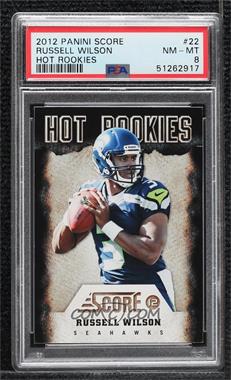 2012 Score - Hot Rookies #22 - Russell Wilson [PSA 8 NM‑MT]