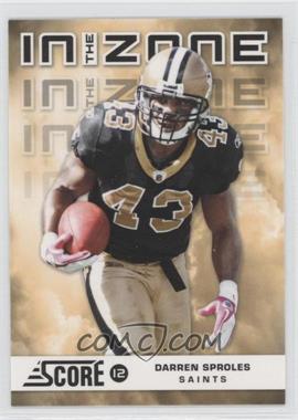 2012 Score - In the Zone - Glossy #17 - Darren Sproles