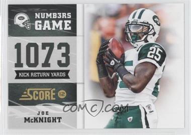 2012 Score - Numbers Game #14 - Joe McKnight